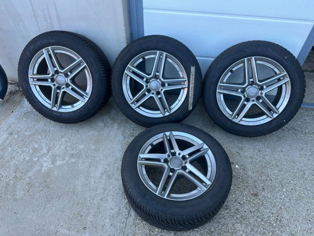 Mercedes -hez 16-os 5x112, et48 alufelni garnit�ra t�li gumival elad�