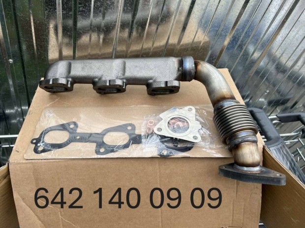 Mercedes kipufogó leömlő V6 cdi Új!!A6421400909