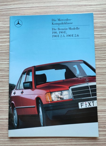 Mercedes w201 190 (1987) prospektus, katalgus!