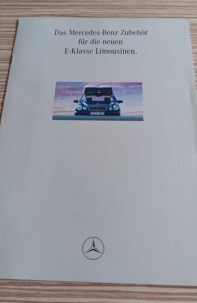 Mercedes w210 extrk (1995) prospektus, katalgus!