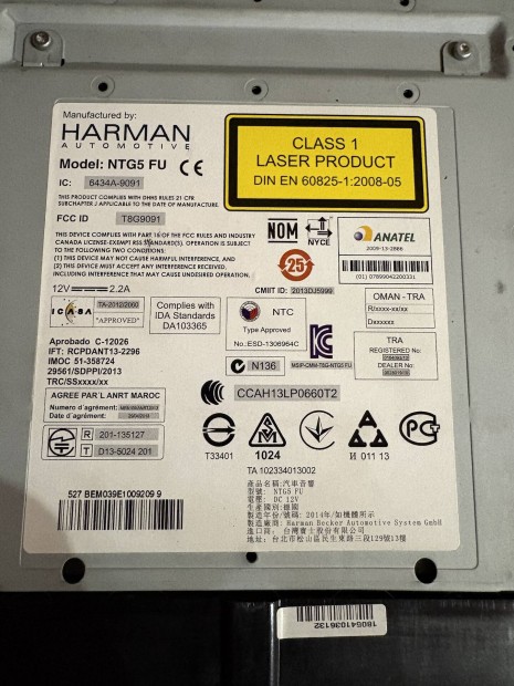 Mercedes w222 h�ts� sz�rakoztat� elektronika