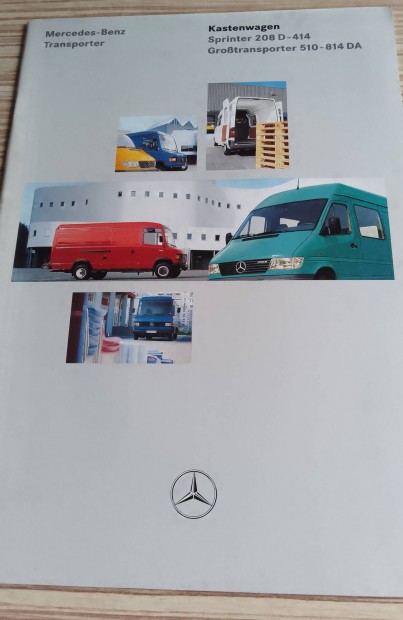 Mercedes zrt furgon (1996) prospektus, katalgus.
