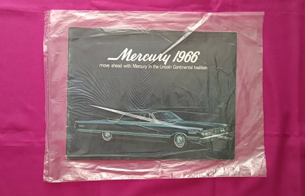 Mercury 1966 eredeti prospektus usa vetern Lincoln 
