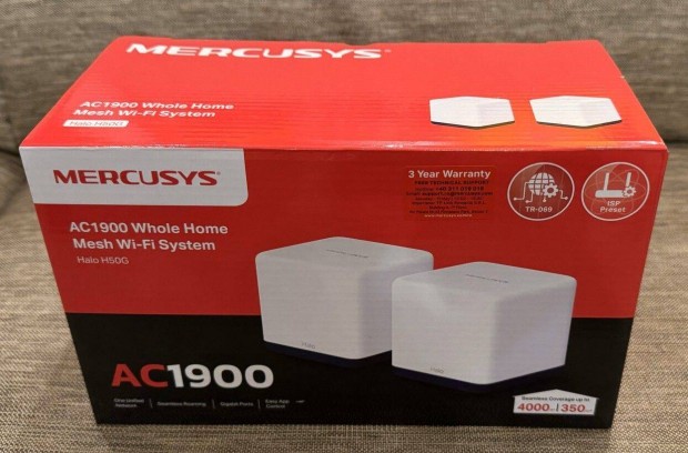 Mercusys AC1900 Mesh Wi-Fi Router 2 db Halo H50G