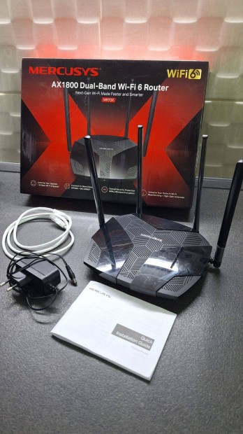 Mercusys MR70X AX1800 ktsvos WiFi 6 router!