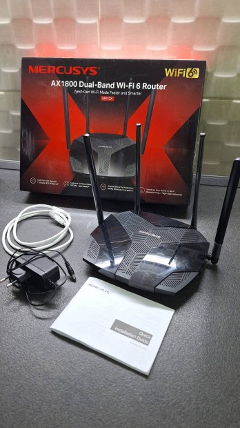 Mercusys MR70X AX 1800 ktsvos WiFi 6 router