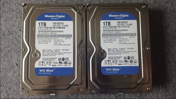 Merevlemez - Western Digital Blue 1TB - WD10Ezex