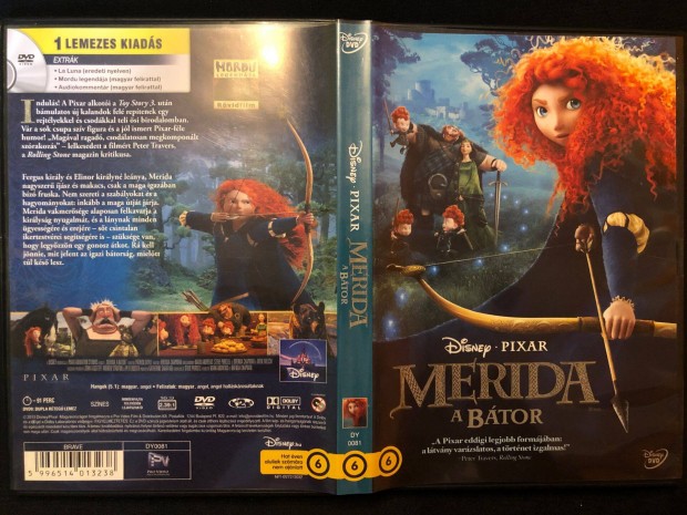 Merida, a btor (Disney, karcmentes) DVD