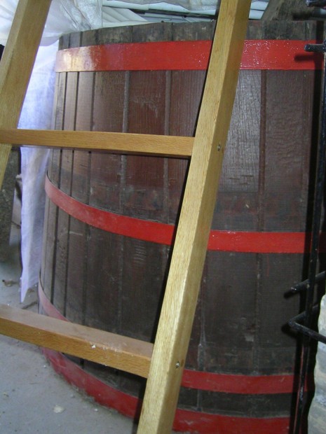 Merülődézsa, fürdődézsa, tölgyfa kád 600 liter