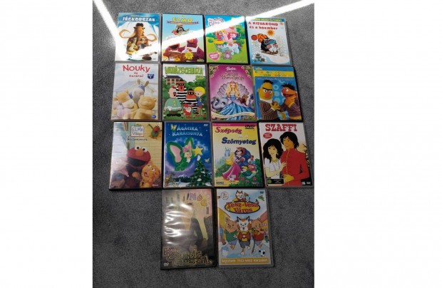 Mese DVD k (Jégkorszak, Elmo, Tesz-vesz város, Szaffi, Kisvakond )