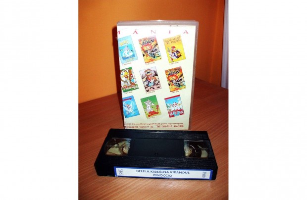 Mese Mnia: Pinoccio, Delfi a kisblna kirndul, VHS 2 film 1 kazettn