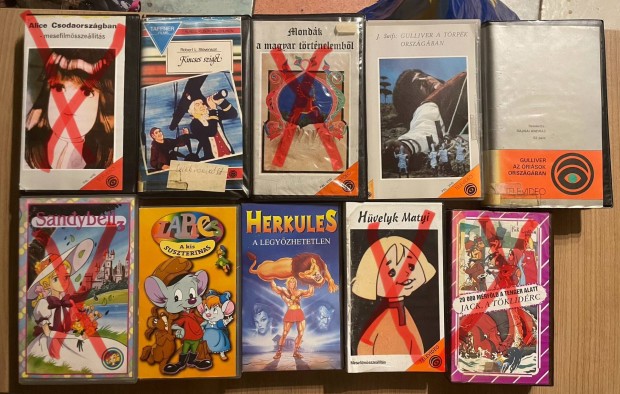 Mese Rajzfilm VHS kazettk