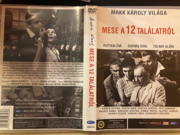 Mese a 12 tallatrl (karcmentes, Makk Kroly, 1956) DVD