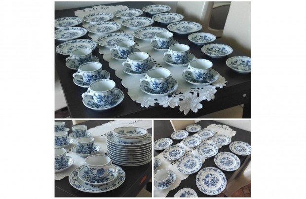 Meseszp Meisseni hagymamints Blue Danube porceln kszlet