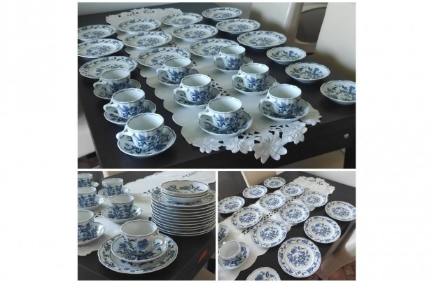 Meseszp Meisseni porceln kszletek (hagymamints Blue Danube)