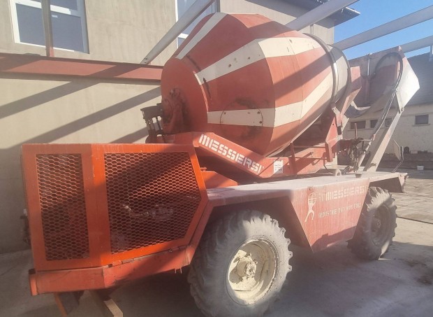Messersi önjáró betonkeverő betonmixer 4x4