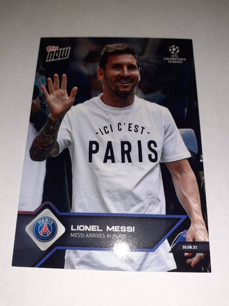 Messi Topps Now krtya