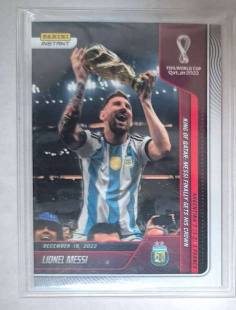 Messi World Cup #118 Panini Instant 