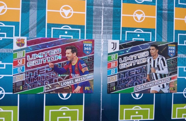 Messi (Barcelona) s Ronaldo (Juventus) Fifa 365 Limited focis krtya