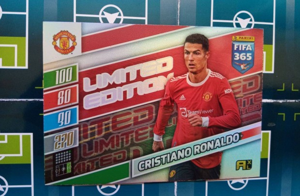 Messi s Ronaldo Panini Fifa 365 XXL limited krtya