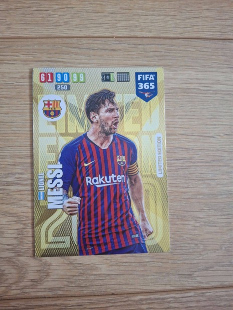 Messi limited edition XXL 2022 Adrenalin focis kártya
