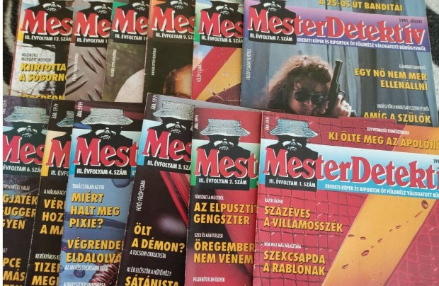 Mesterdetektv magazin III. vfolyam