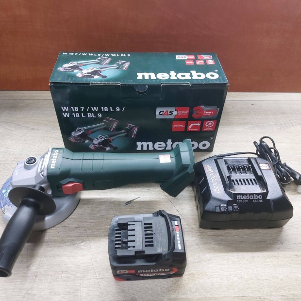 Metabo Akkus sarokcsiszol W 18 7-125