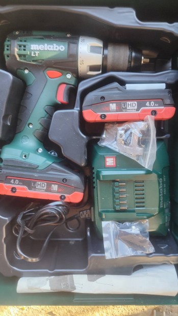 Metabo LT akkus fr, csavaroz 2db 4ah akkuval, tltvel 