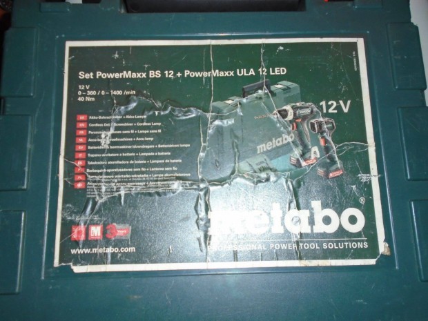 Metabo Powermaxx BS 12 SET Akkus frcsavaroz