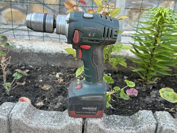 Metabo nagy nyomatékú lítiumos fúró 14.4V