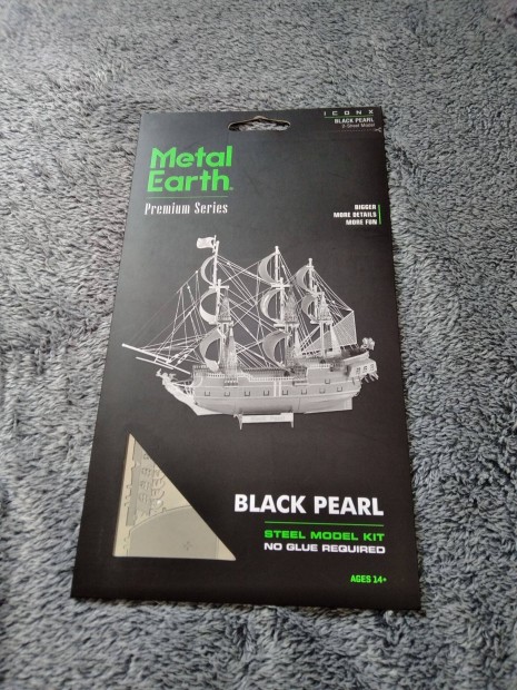 Metal Earth Black Pearl / Fekete Gyngy fmmakett