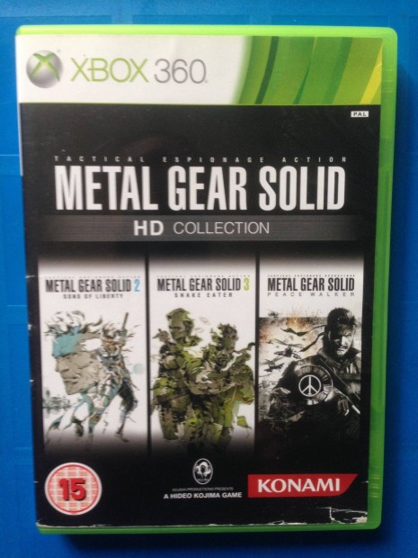 Metal Gear Solid HD Collection "xbox360-one-series jtk elad-csere