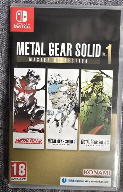 Metal Gear Solid Master Collection Vol. 1 switch jtk 