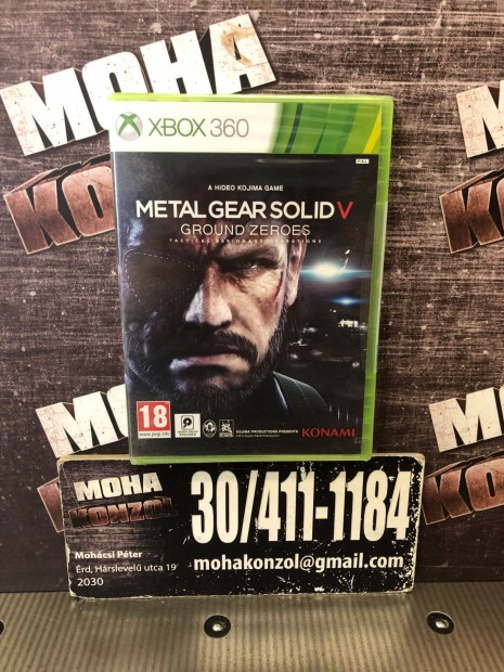 Metal Gear Solid V Ground Zeroes Bontatlan,Vadij Xbox 360