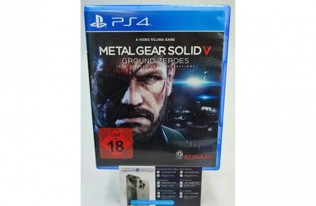 Metal Gear Solid V Ground Zeroes PS4 Garancival #konzl0254