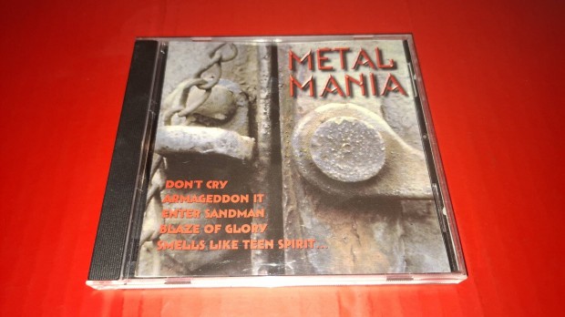 Metal Mania Cover version Cd 2000 ( Cseh )