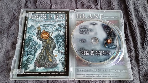 Metal dvdk,Monster of metal 3. Metal dupla DVD,Death is just the begin