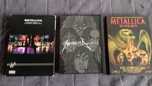 Metallica DVD csomag,1-es rgi kd,olvass!