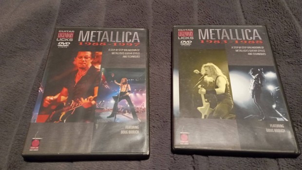 Metallica Guitar Licks 2-DVD,jszer!