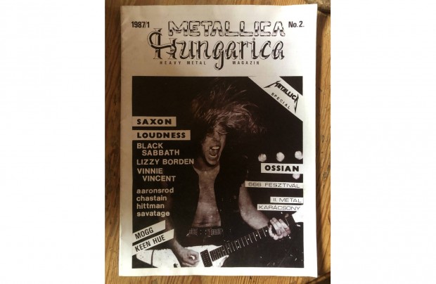 Metallica Hungarica magazin 1987/1. szma 5000 Ft