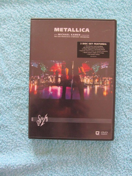 Metallica S&M dupla dvd jszer llapotban