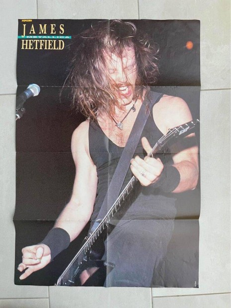 Metallica - James Hetfield plakt, poszter, 1991, A1-es mret