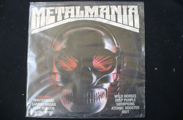 Metalmania (LP, Deep Purple, Iron Maiden, Scorpions, Whitesnake, stb.)