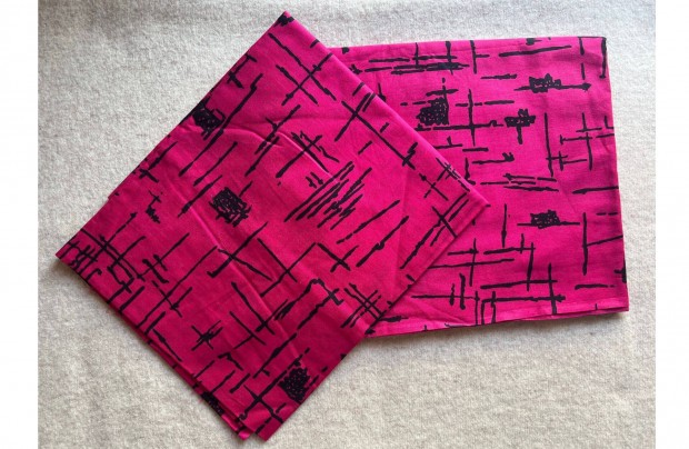 Mterru textil (karton) pink, fekete 2 db