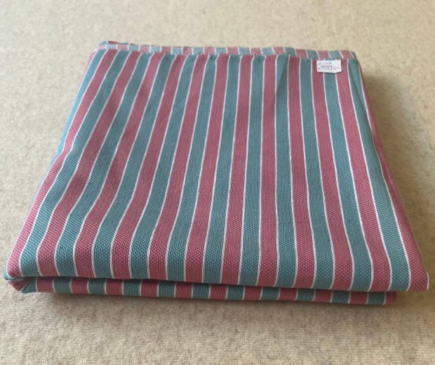 Méteráru textil (pamutszerű) rózsaszín, zöld 1 db