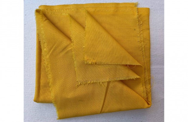 Mterru textil (szvet) citromsrga 1 db