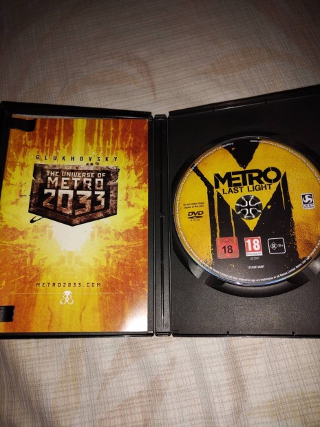 Metro Last Light PC DVD 