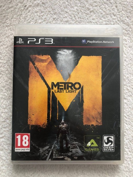 Metro Last Light Ps3 Playstation 3 jtk