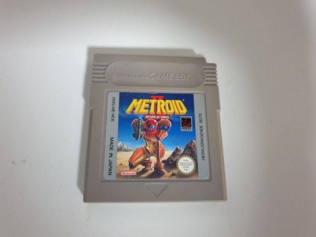 Metroid 2 II Return of Samus Gameboy Game Boy jtk eredeti Nintendo