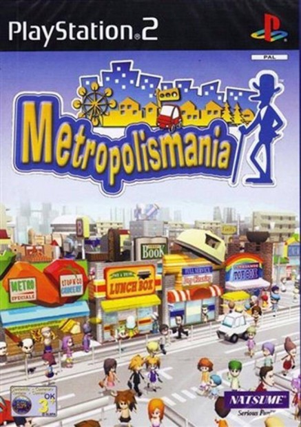 Metropolismania eredeti Playstation 2 jtk